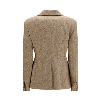 Brunello Cucinelli Jacke aus Stoff in Beige