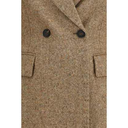 Brunello Cucinelli Jacke aus Stoff in Beige