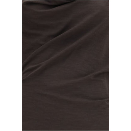 Brunello Cucinelli Kleid aus Wolle in Braun