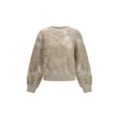 Brunello Cucinelli Hemd aus Wolle in Beige