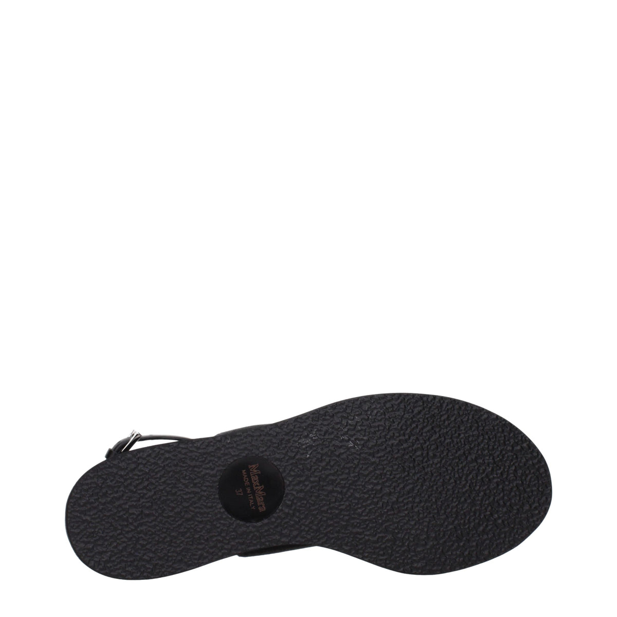 Max Mara Sandalen aus Stoff in Schwarz