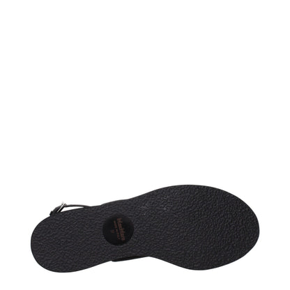 Max Mara Sandalen aus Stoff in Schwarz