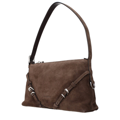Givenchy Schultertasche aus Wildleder in Braun