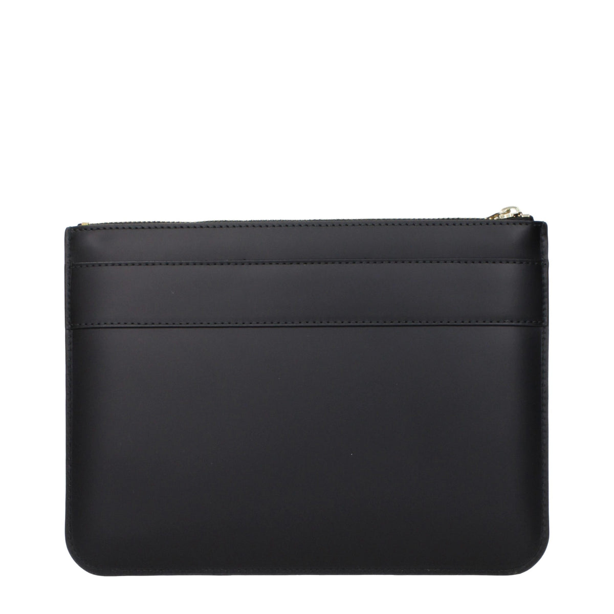Comme Des Garçons Clutch aus Leder in Schwarz