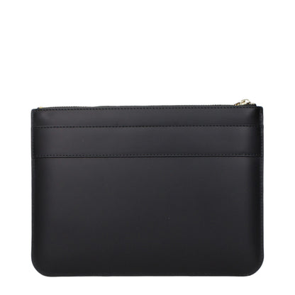Comme Des Garçons Clutch aus Leder in Schwarz