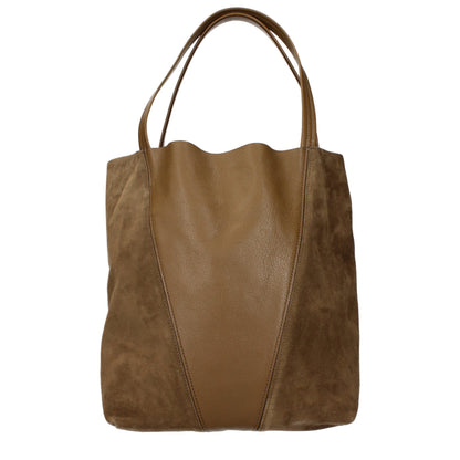 Chloé Schultertasche aus Wildleder in Braun