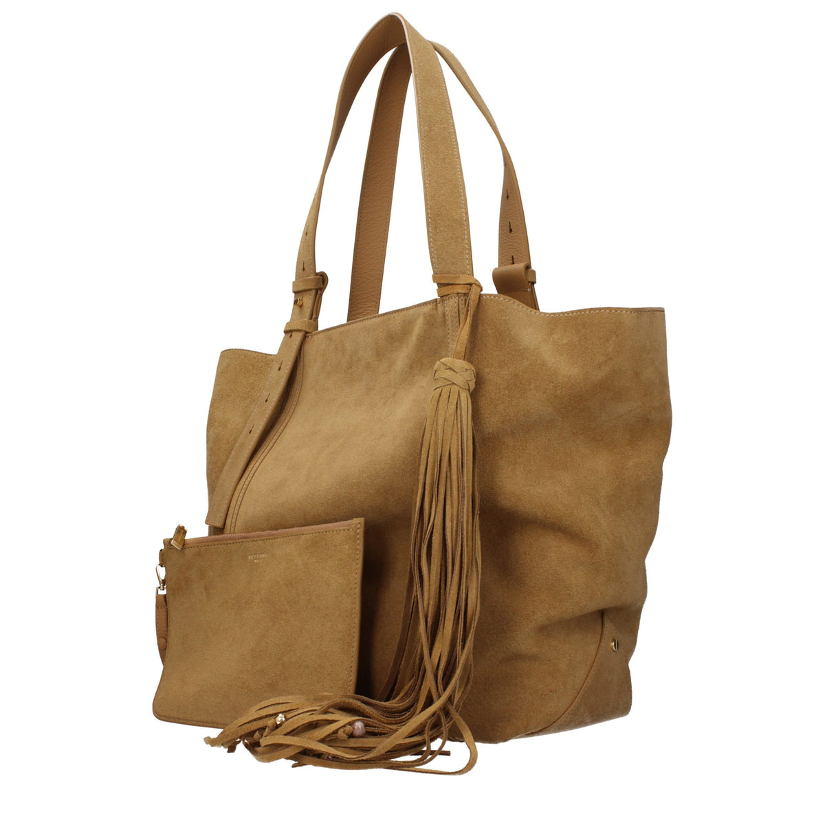 Golden Goose Schultertasche aus Wildleder in Braun