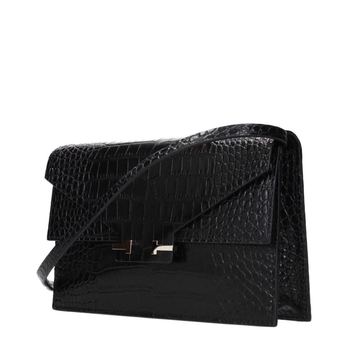 Tom Ford Clutch aus Leder in Schwarz