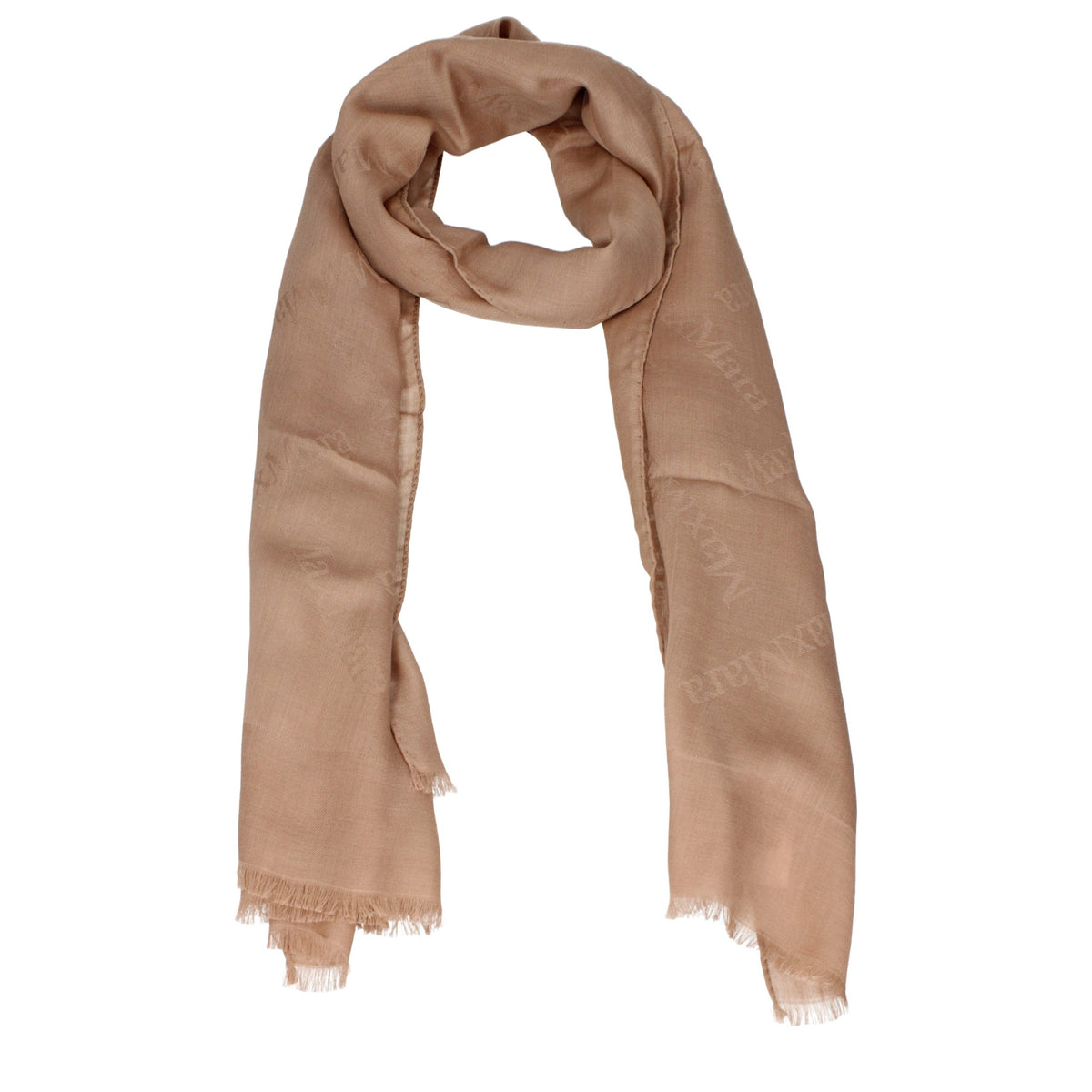 Max Mara Schal aus Wolle in Rosa