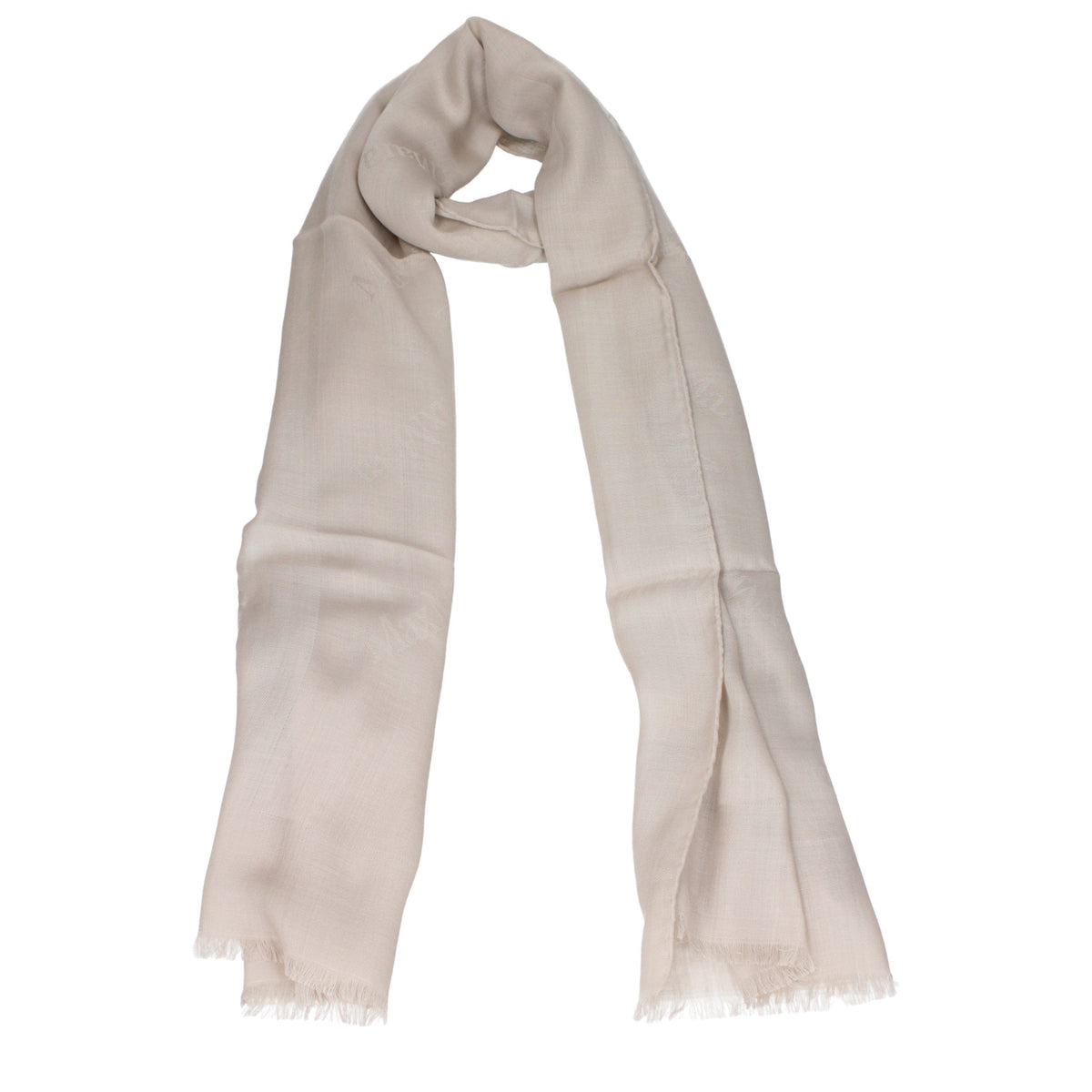 Max Mara Schal aus Wolle in Beige