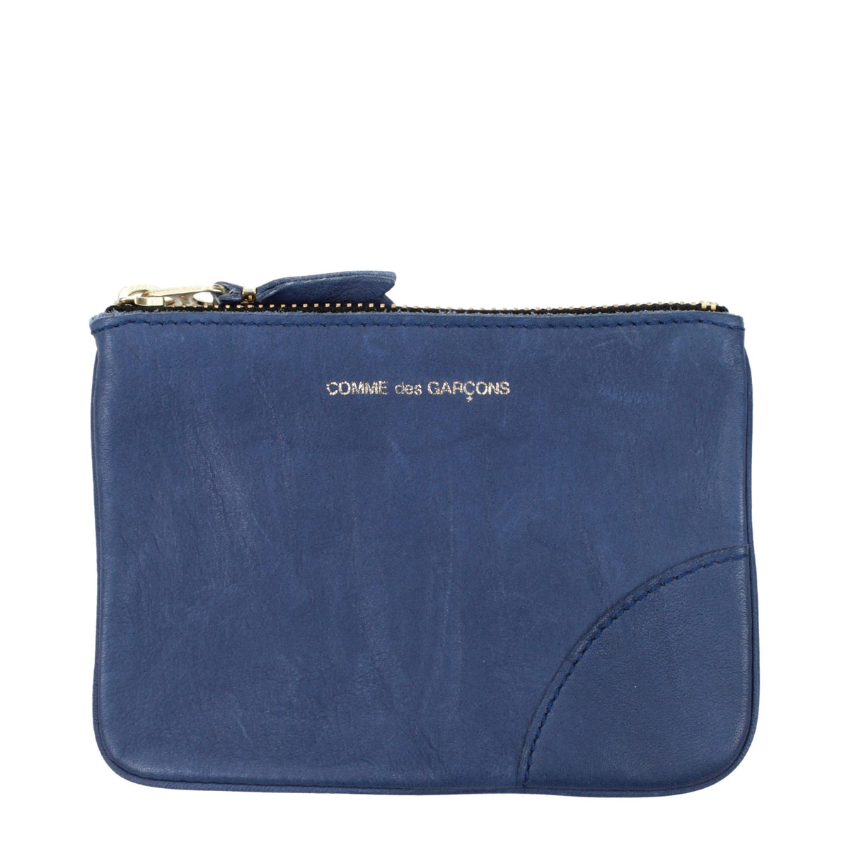 Comme Des Garçons Geldbörse aus Leder in Blau