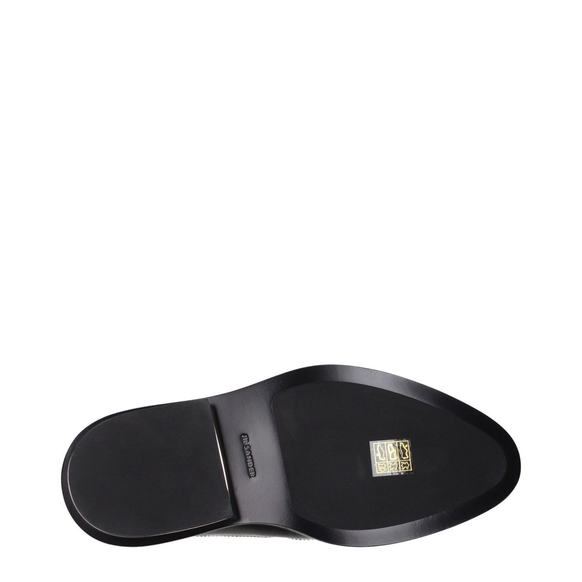 Jil Sander Stiefeletten aus Leder in Schwarz