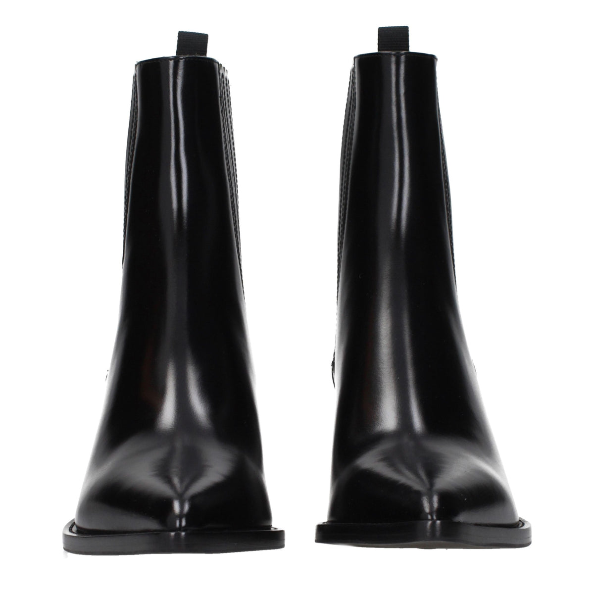 Christian Dior Stiefeletten aus Leder in Schwarz