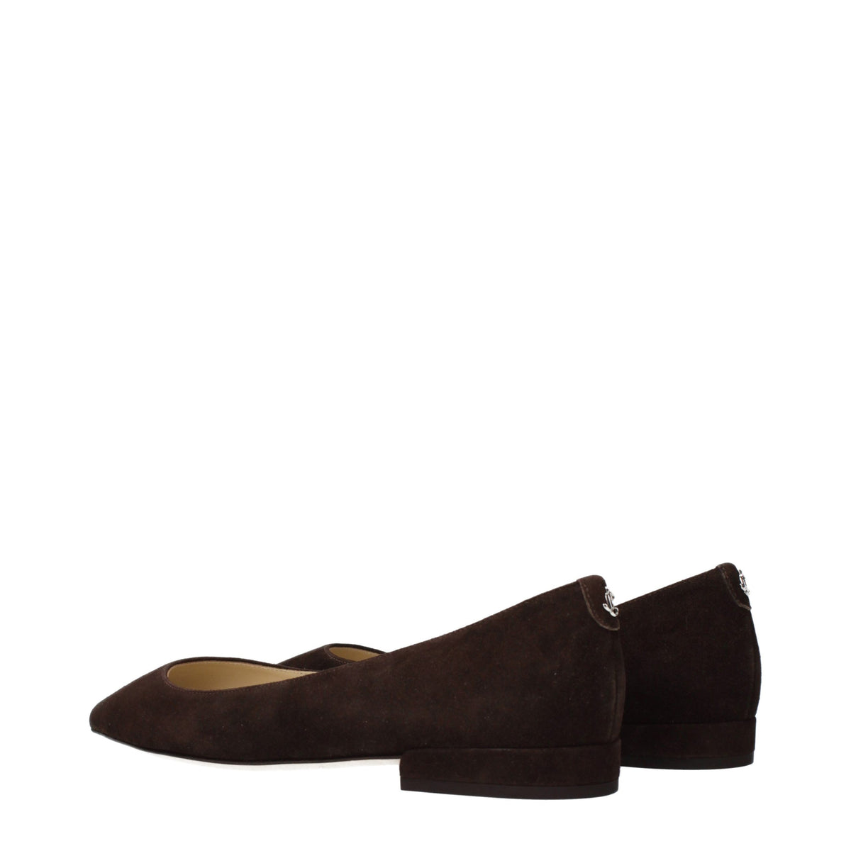 Jimmy Choo Ballerinas aus Wildleder in Braun