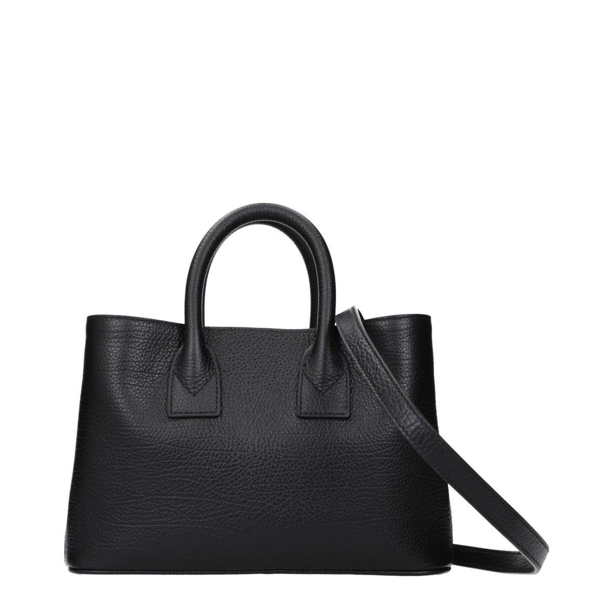 Burberry Handtasche aus Leder in Schwarz