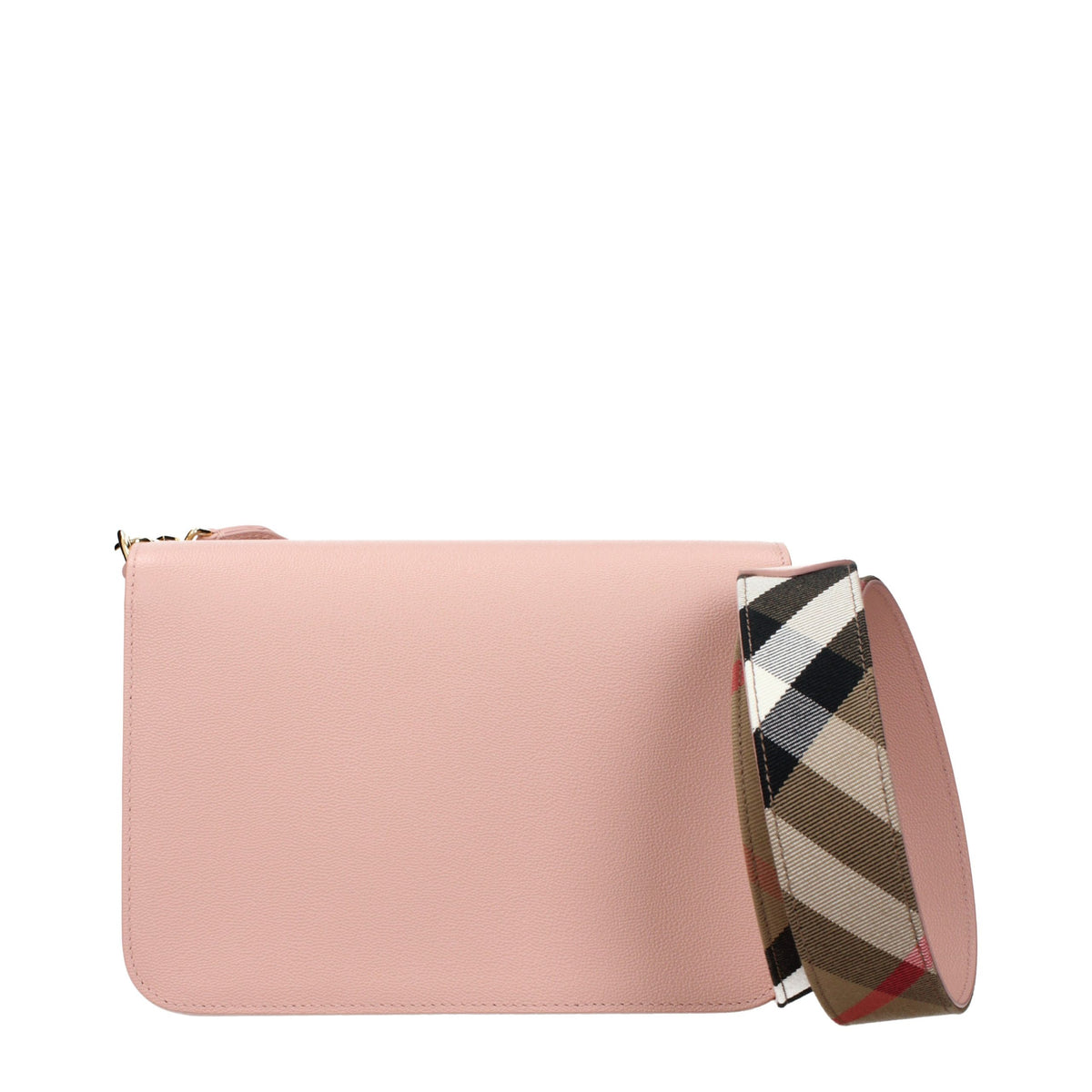 Burberry Umhängetasche aus Leder in Rosa