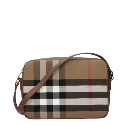 Burberry Umhängetasche aus Stoff in Beige