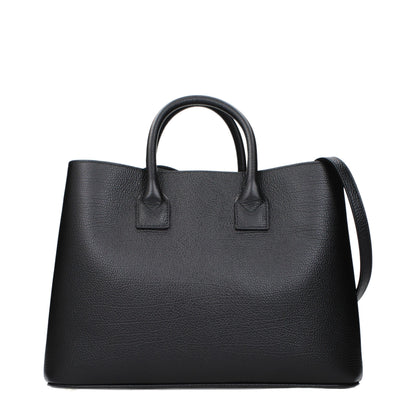 Burberry Handtasche aus Leder in Schwarz