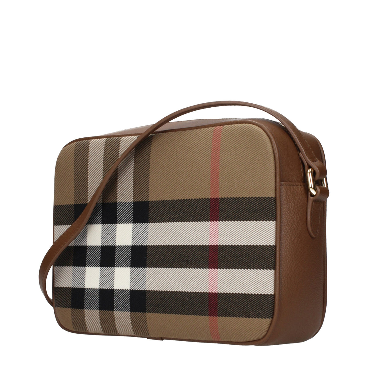 Burberry Umhängetasche aus Stoff in Beige