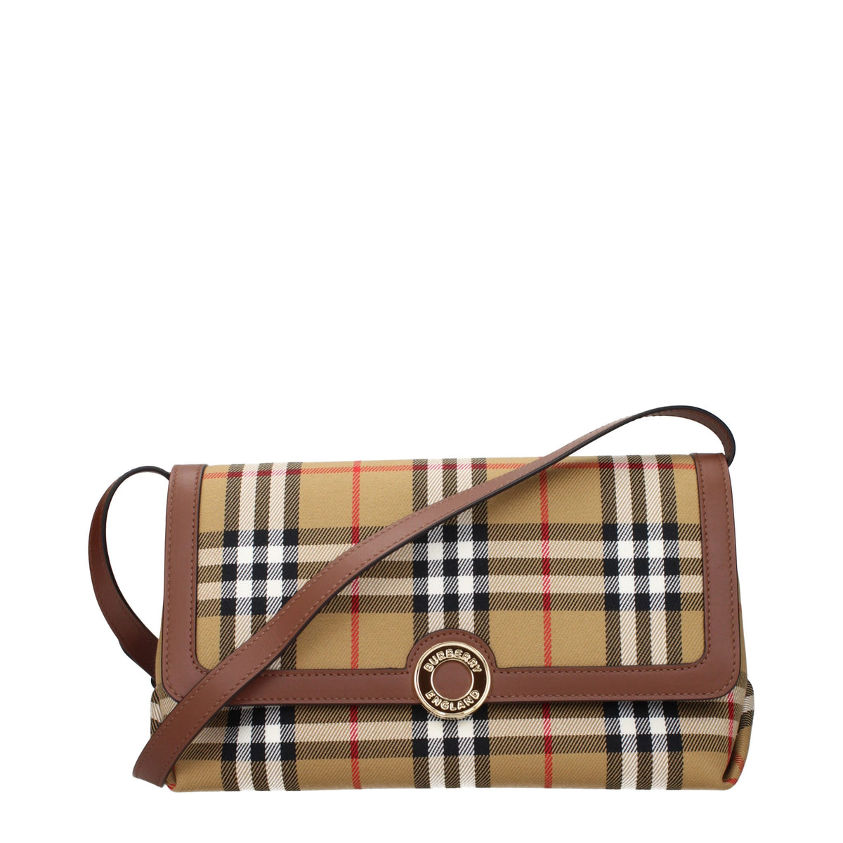 Burberry Umhängetasche aus Stoff in Beige