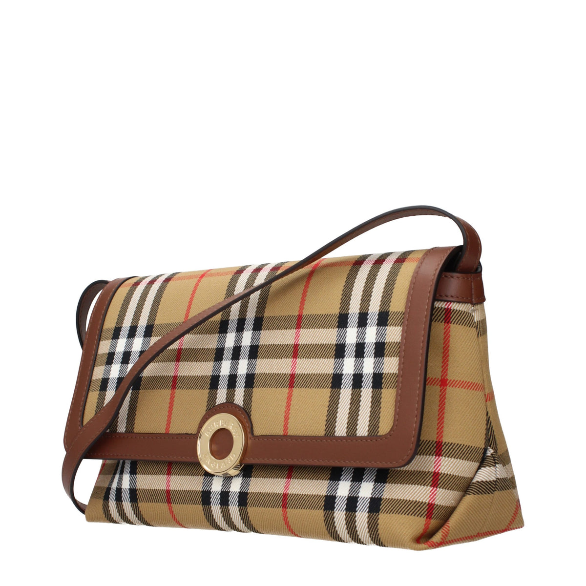 Burberry Umhängetasche aus Stoff in Beige