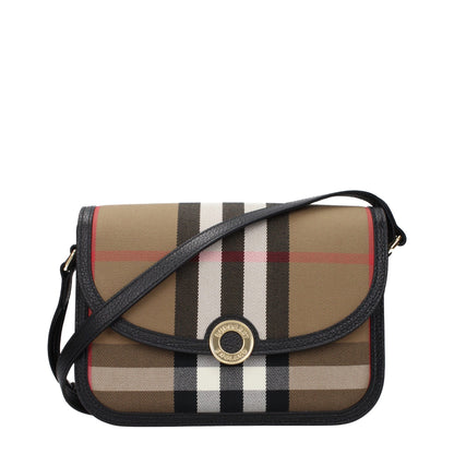 Burberry Umhängetasche aus Stoff in Braun
