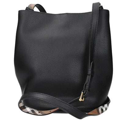 Burberry Umhängetasche aus Leder in Schwarz