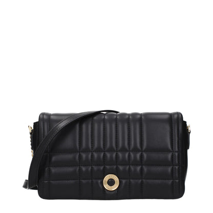 Burberry Umhängetasche aus Leder in Schwarz