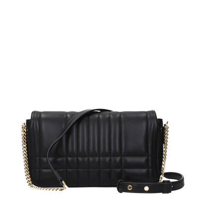 Burberry Umhängetasche aus Leder in Schwarz