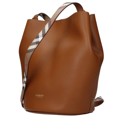Burberry Umhängetasche aus Leder in Braun