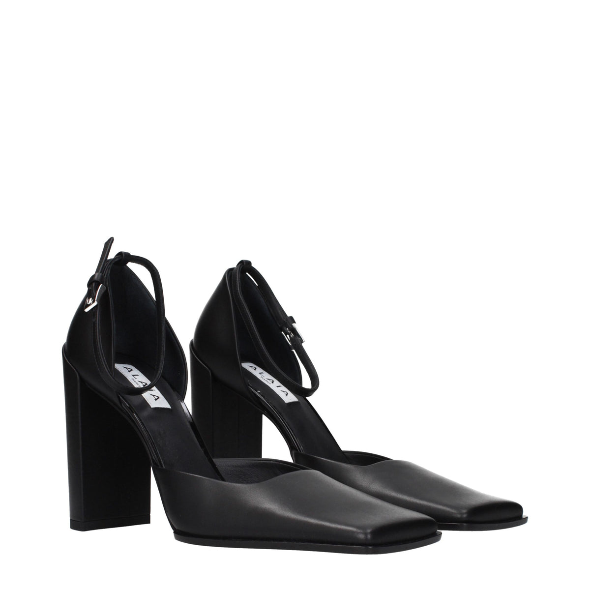 Alaïa Pumps aus Leder in Schwarz