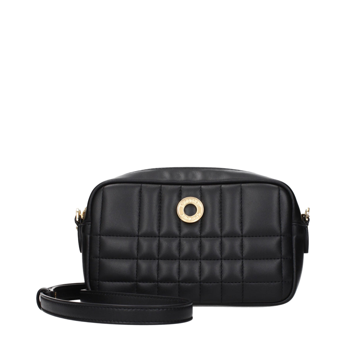 Burberry Umhängetasche aus Leder in Schwarz
