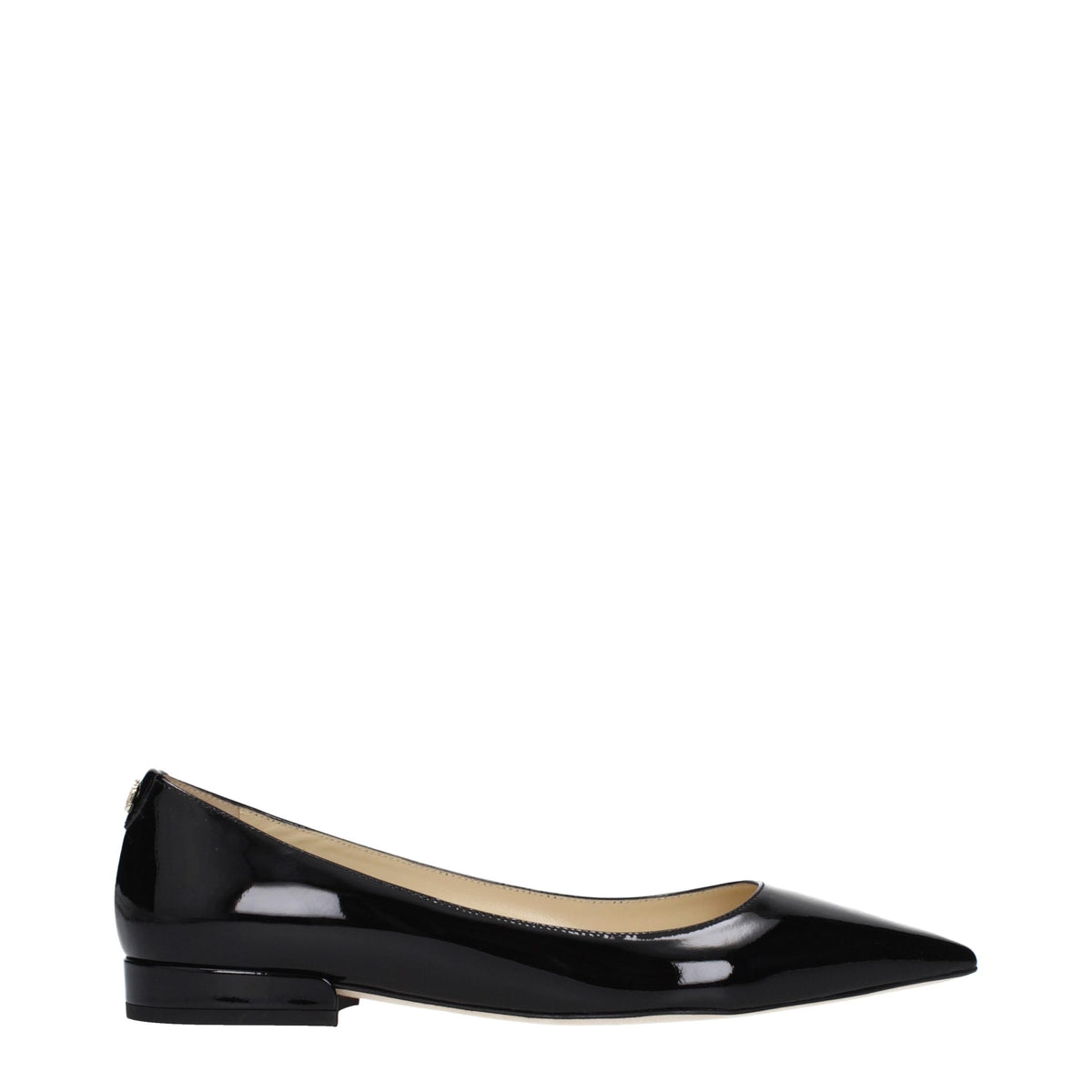 Jimmy Choo Ballerinas aus Lackleder in Schwarz