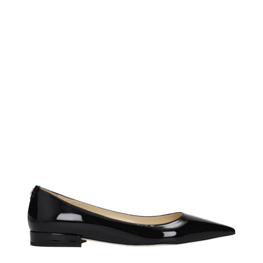 Jimmy Choo Ballerinas aus Lackleder in Schwarz