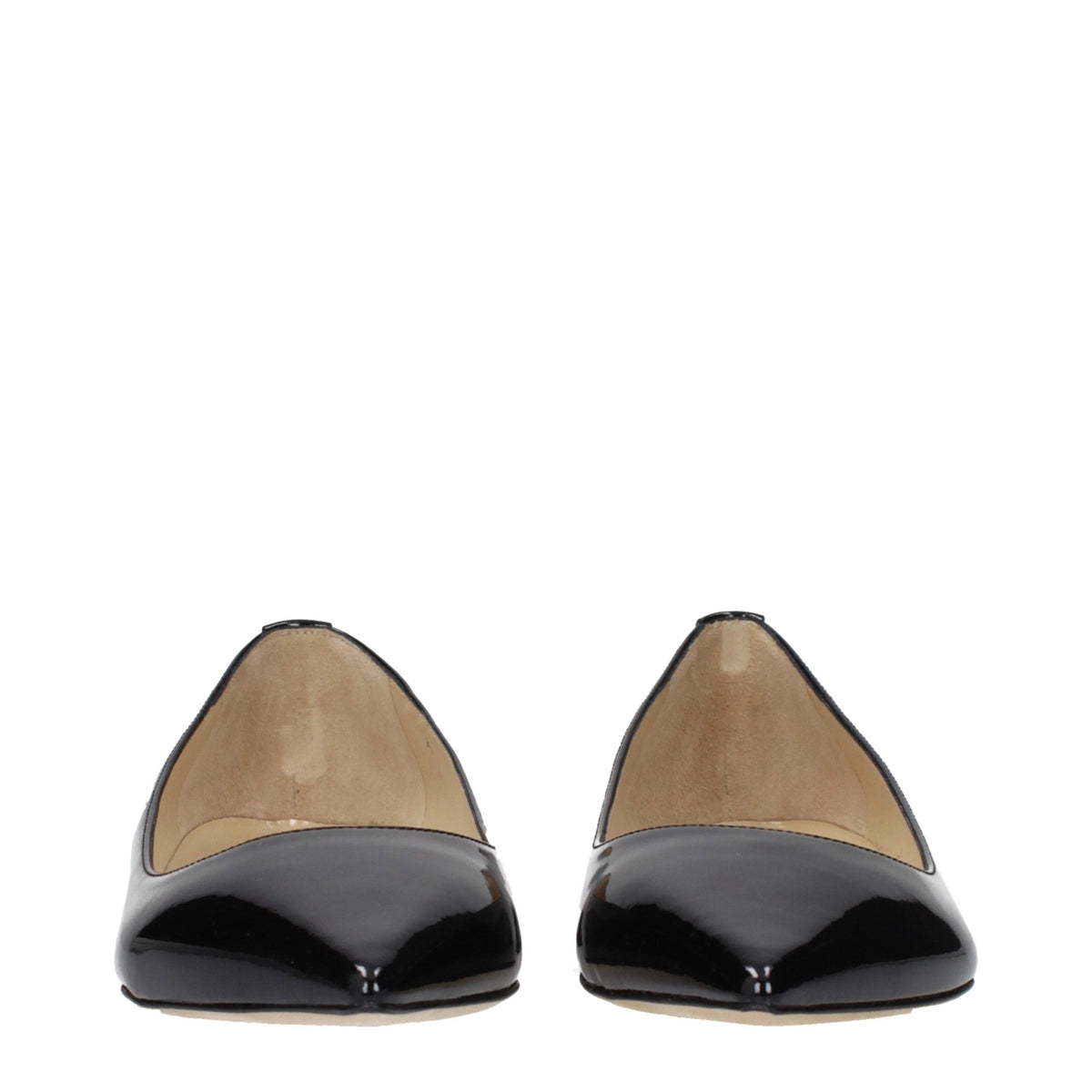 Jimmy Choo Ballerinas aus Lackleder in Schwarz