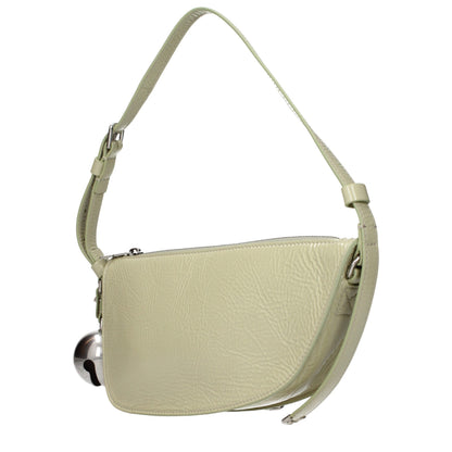 Burberry Schultertasche aus Leder in Grün