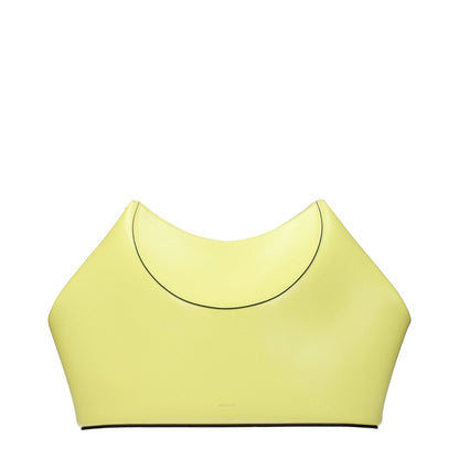 Givenchy Clutch aus Leder in Gelb