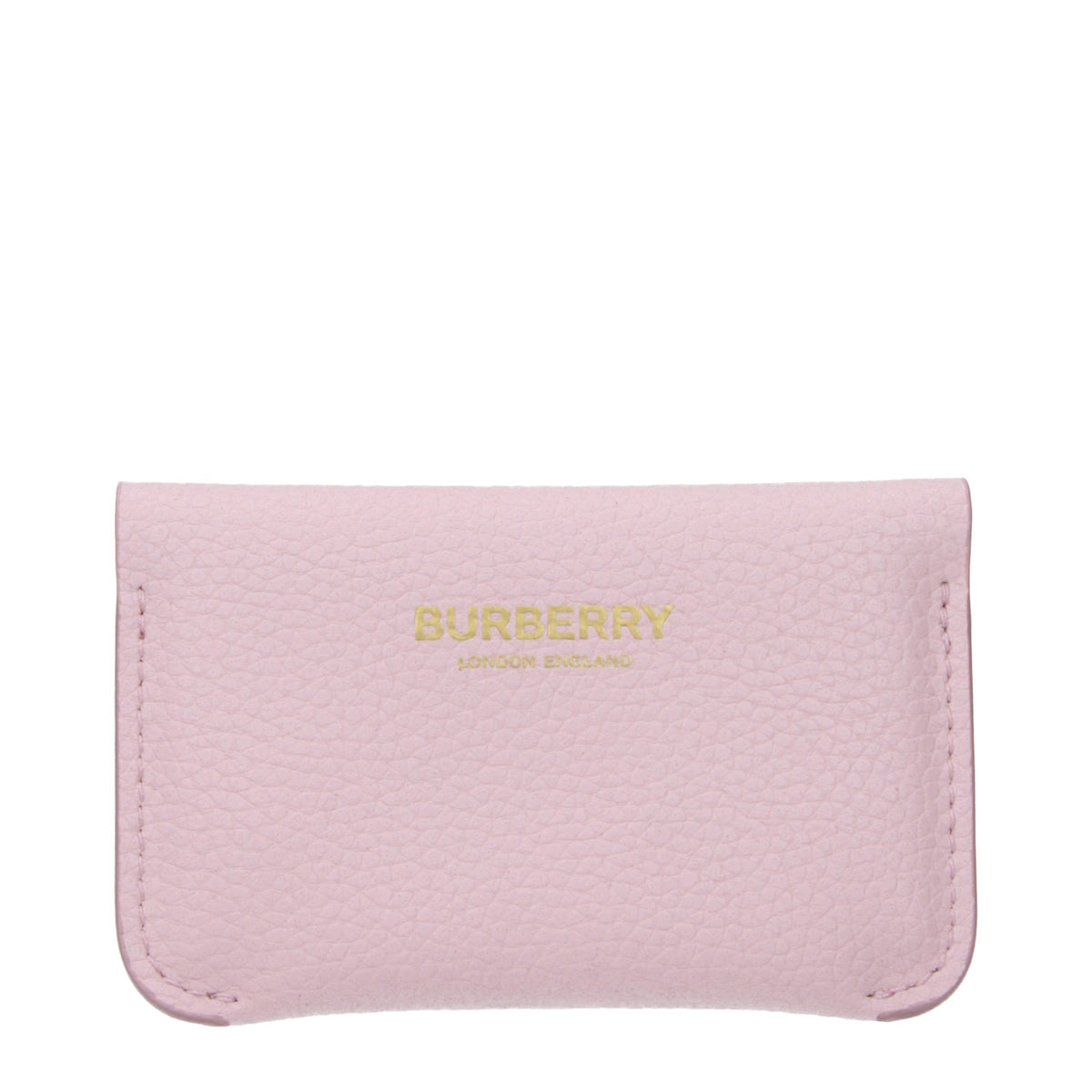 Burberry Kartenhalter aus Leder in Rosa