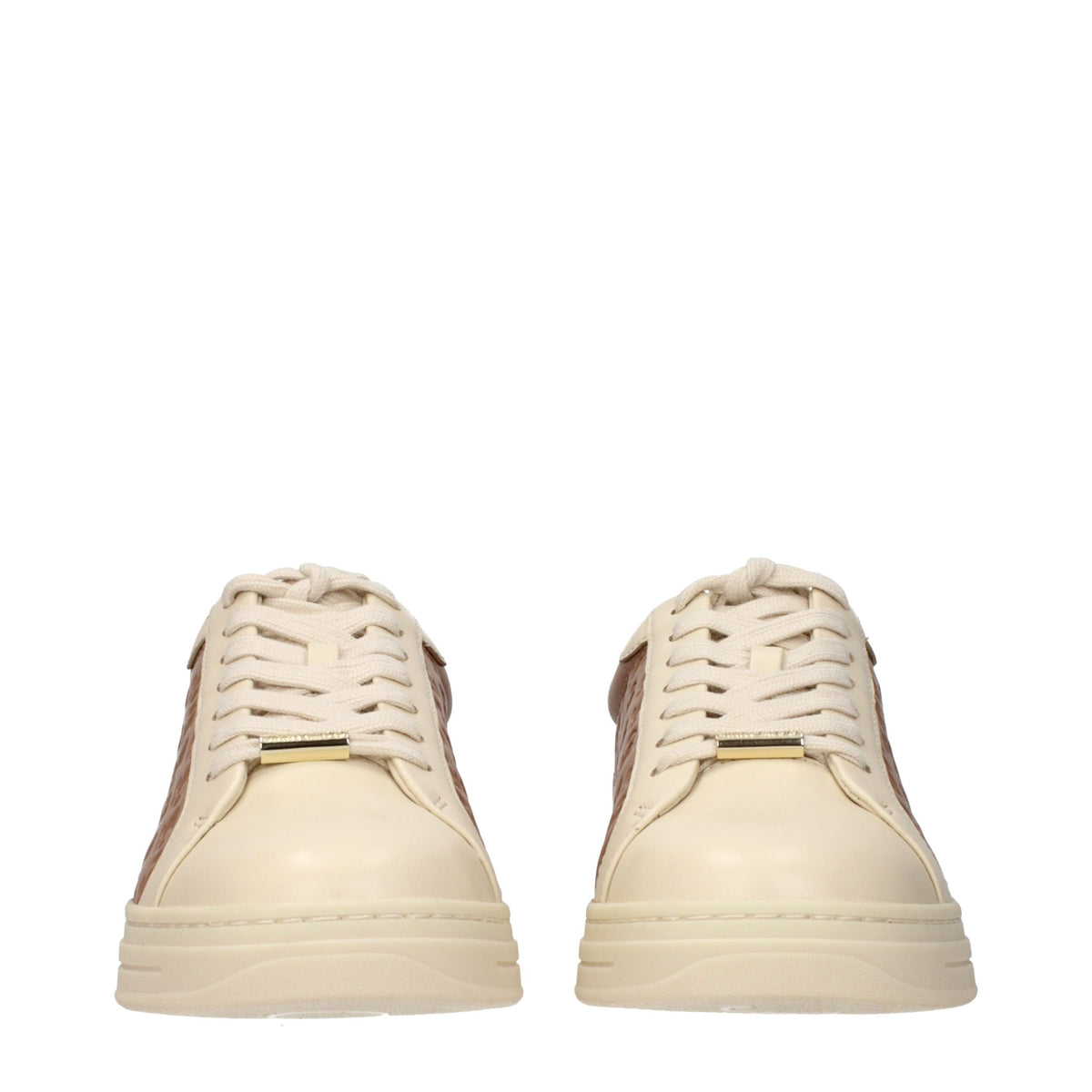 Jimmy Choo Sneaker aus Leder in Beige