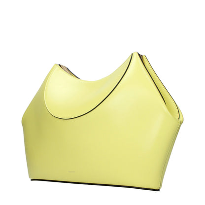 Givenchy Clutch aus Leder in Gelb