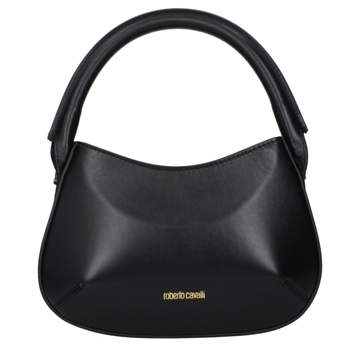 Roberto Cavalli Handtasche aus Leder in Schwarz