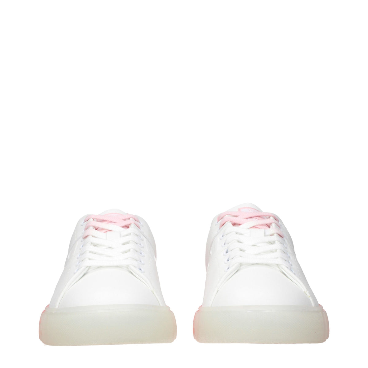 Versace Sneaker aus Leder in Weiß