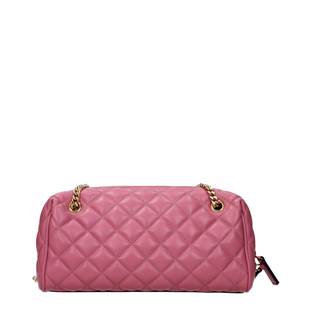 Versace Schultertasche aus Leder in Rosa