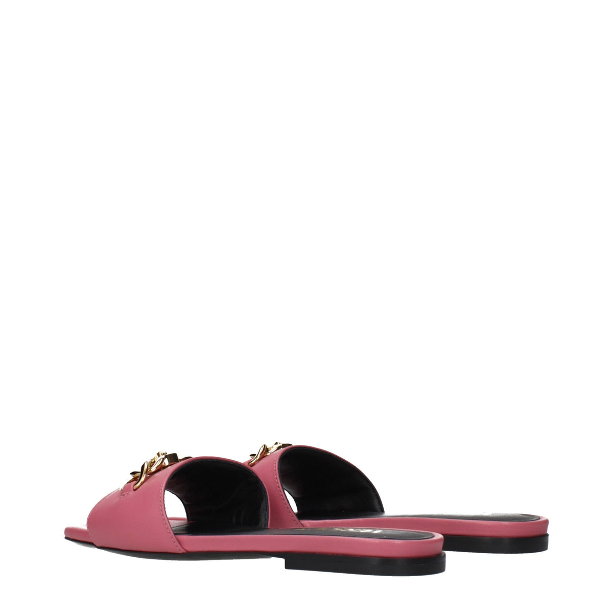 Versace Sandalen aus Leder in Rosa
