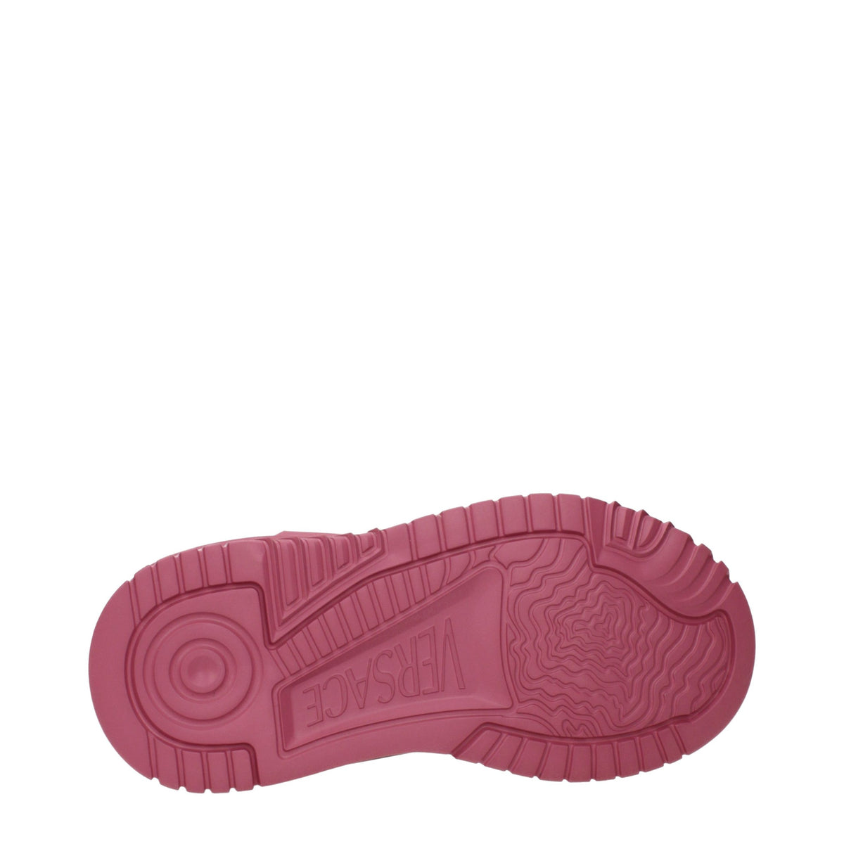 Versace Sneaker aus Leder in Rosa