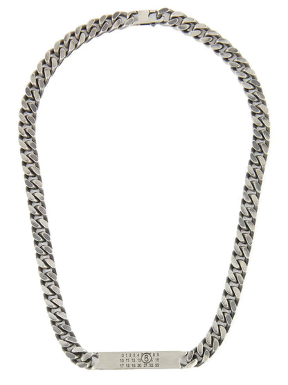 MM6 Maison Margiela Halskette aus Silbermessing
