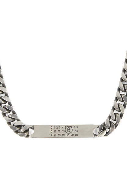 MM6 Maison Margiela Halskette aus Silbermessing