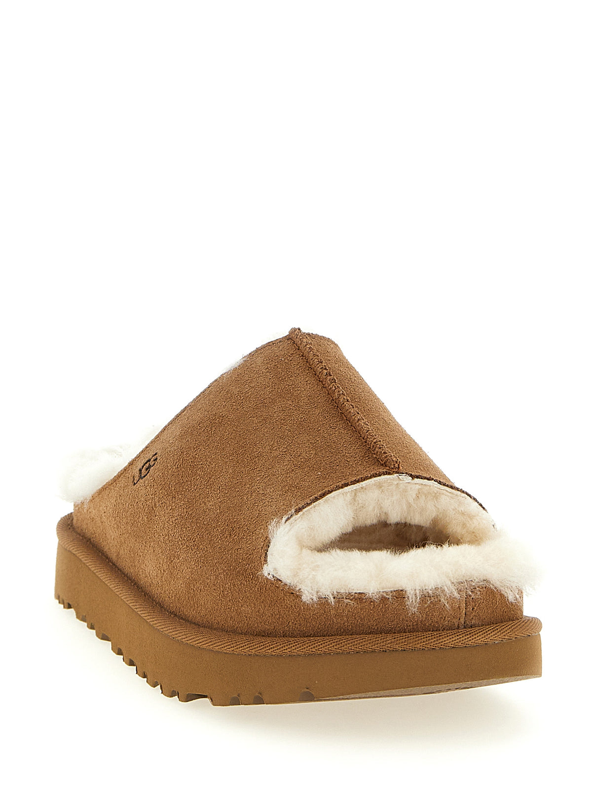 UGG Braune Leder-Slipper – Produktansicht 2 | Arca Lucia