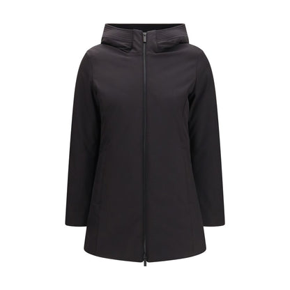 Woolrich Schwarzer Parka aus Polyester