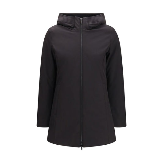 Woolrich Schwarzer Parka aus Polyester